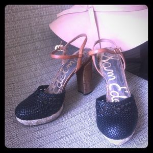 Sam Edelman heels- size 6 1/2 worn once!!